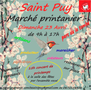 Marché printanier à Saint Puy (32)